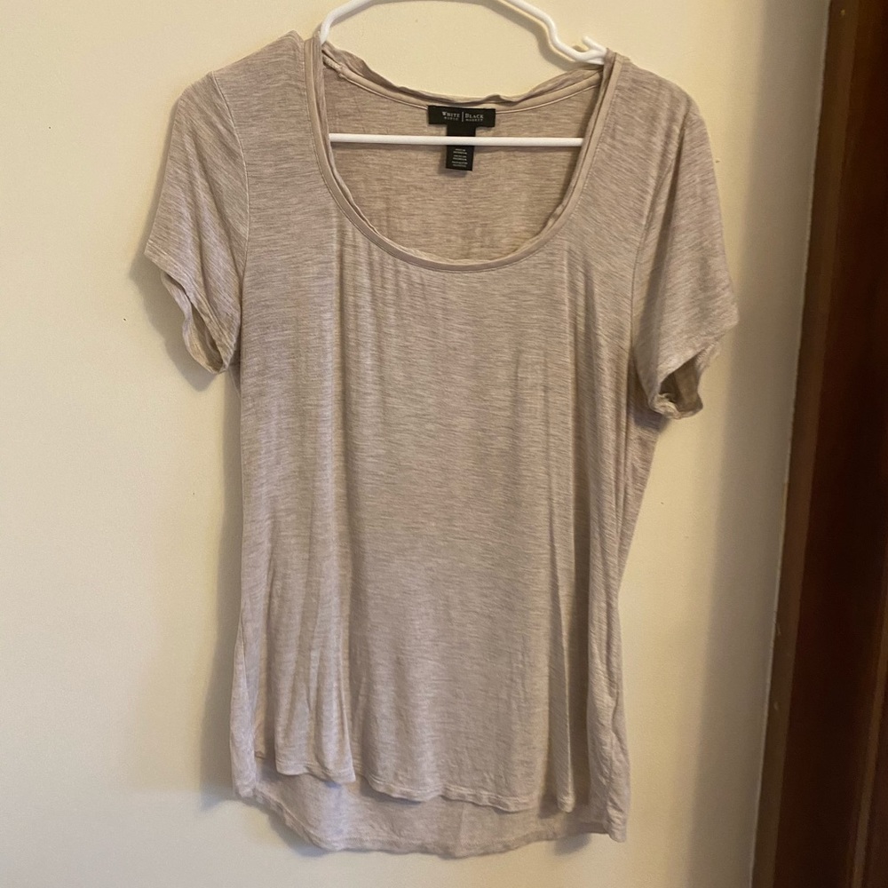 White House Black Market oversized scoop neck tee